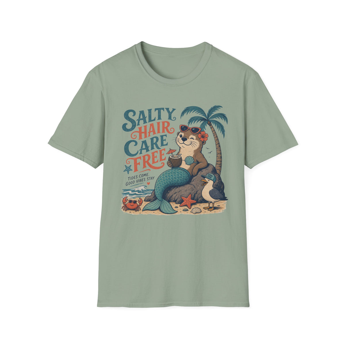 Ocean Therapy Salty Hair T Shirt