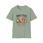 Shell Yeah T-Shirt – Vintage Seashell Graphic Tee for Beach Lovers
