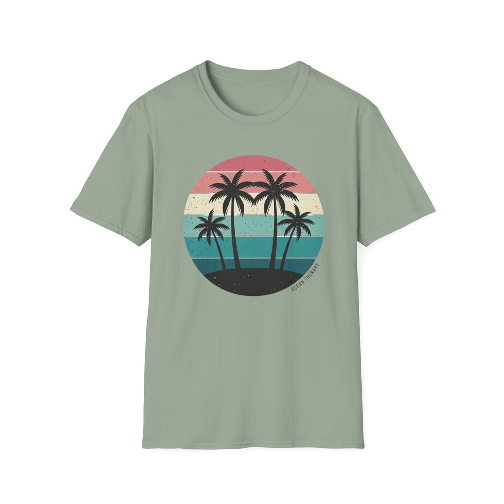 Ocean Therapy Sunset Palms T Shirt