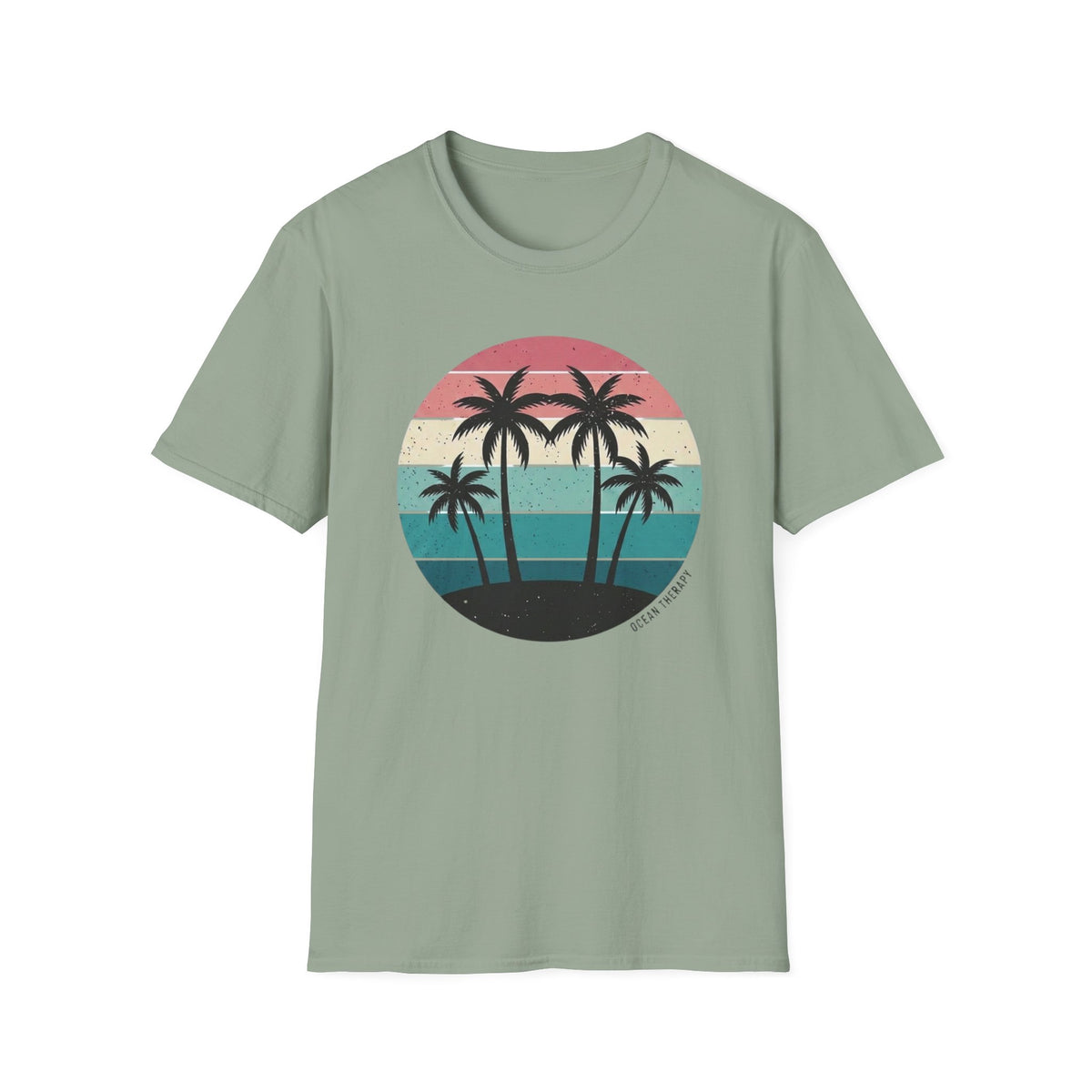 Ocean Therapy Sunset Palms T Shirt