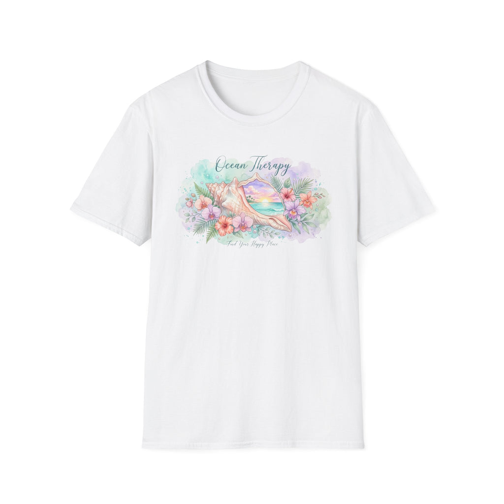 Ocean Therapy Happy Place Shell T Shirt
