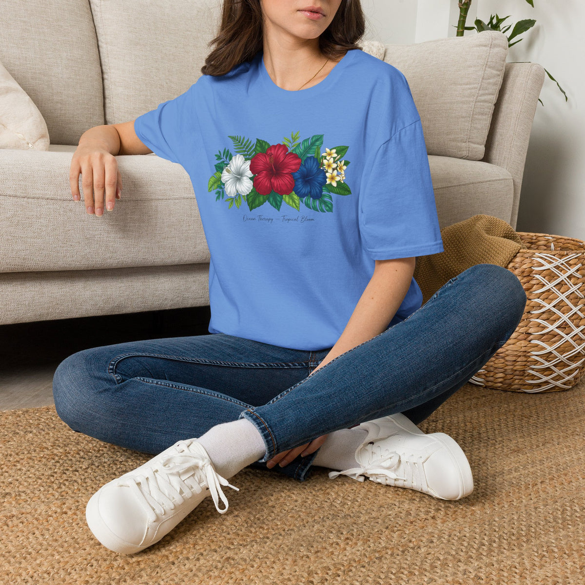 Ocean Therapy Tropical Bloom T Shirt