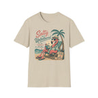 Salty But Unbothered Flamingo T-Shirt — Tropical Beach Vacation Tee