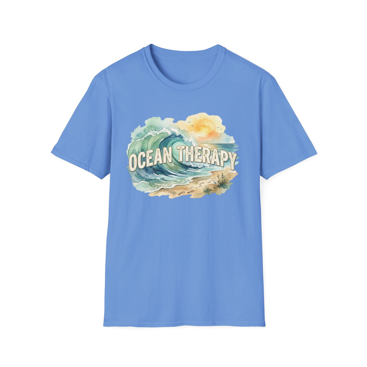Ocean Therapy Beach Wave T Shirt