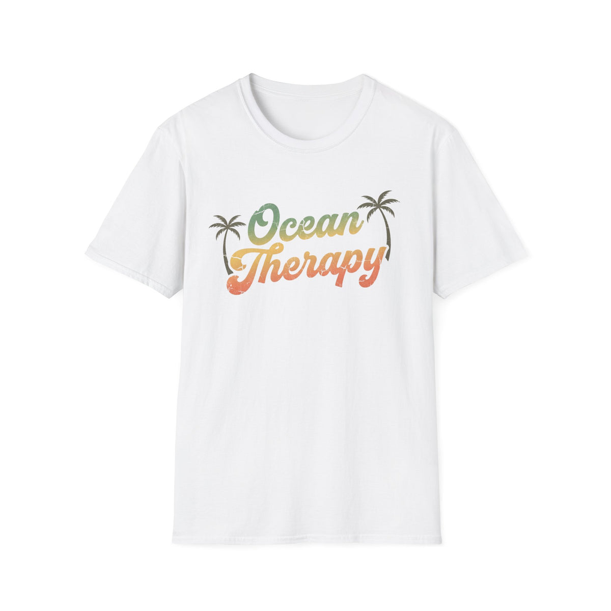 Ocean Therapy Rainbow Palm T Shirt