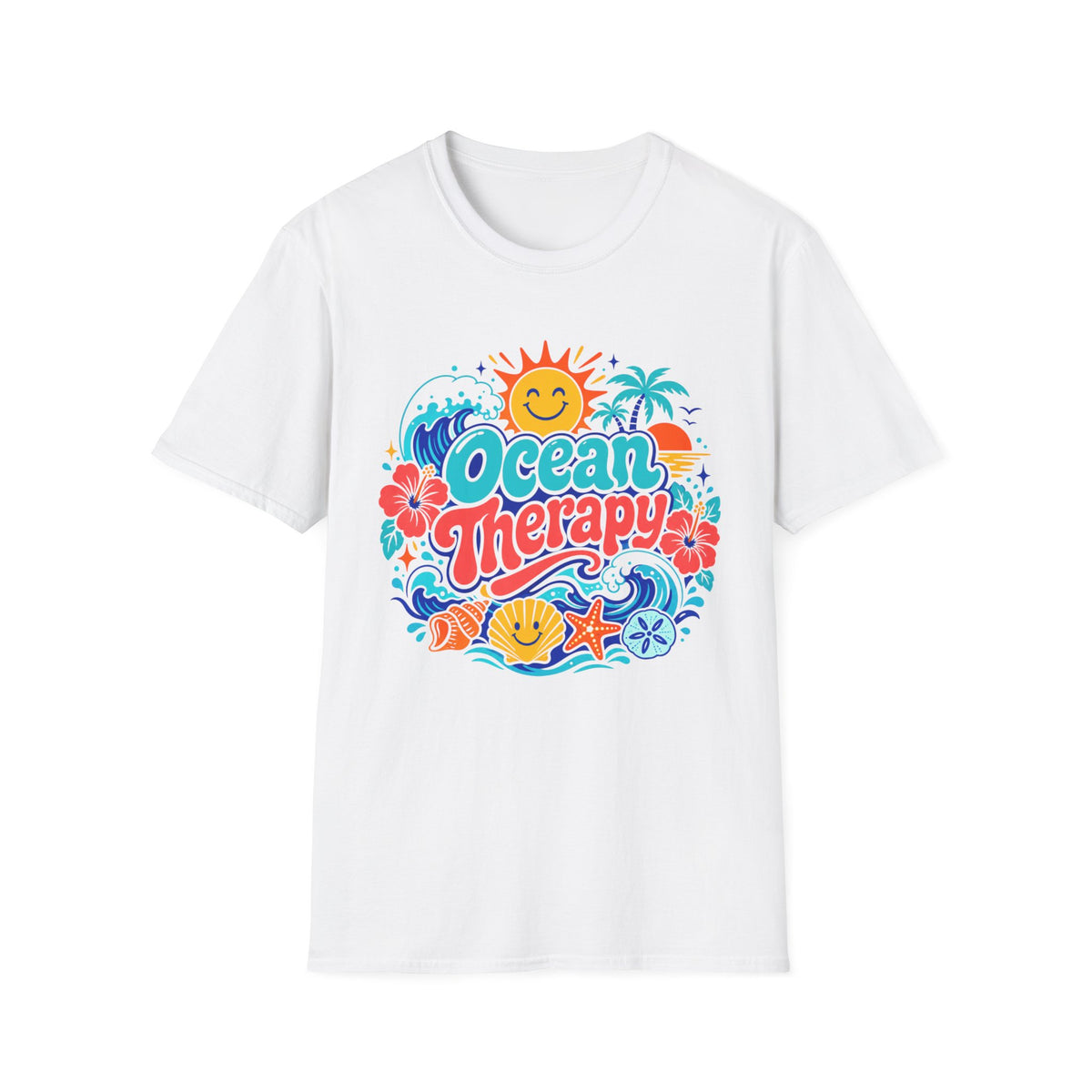 Ocean Therapy Beach Vibes T-Shirt