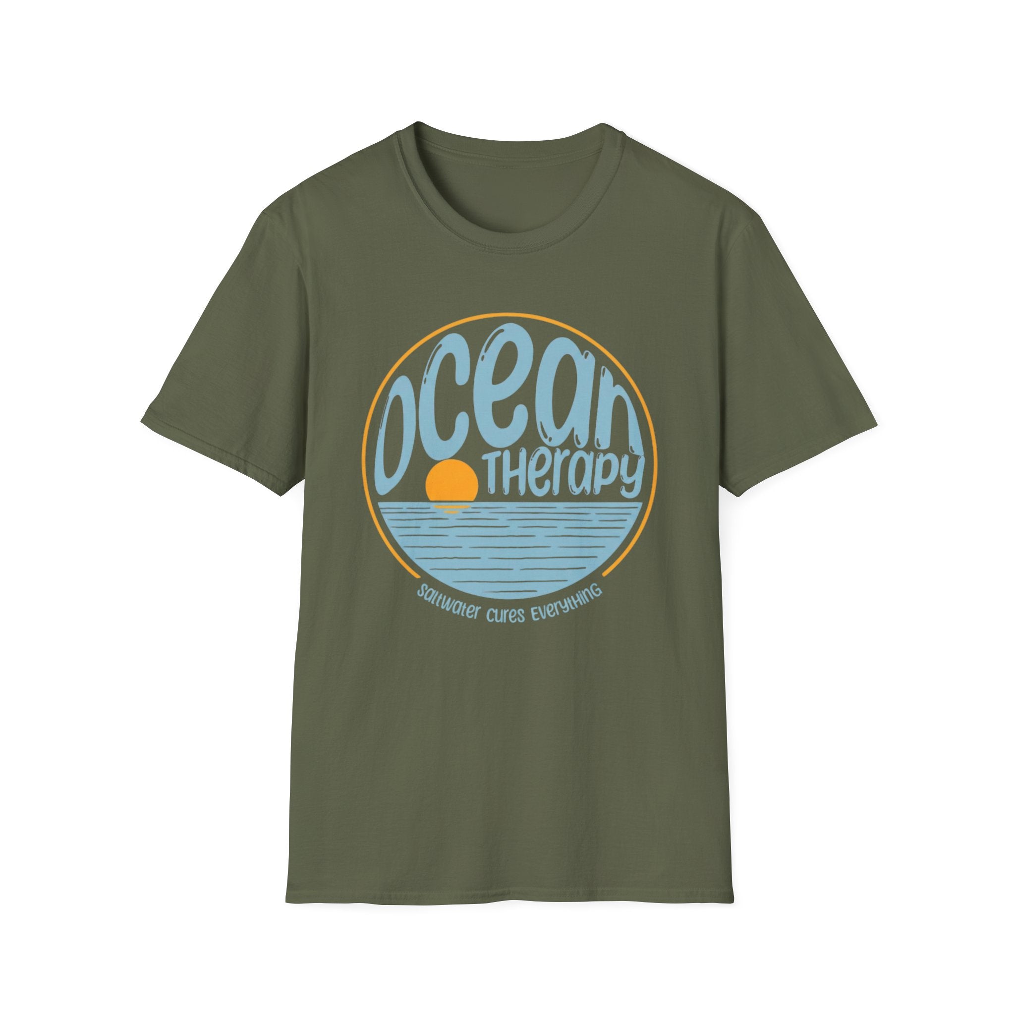 Ocean Therapy Saltwater Cures Everything T Shirt