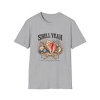 Shell Yeah T-Shirt – Vintage Seashell Graphic Tee for Beach Lovers