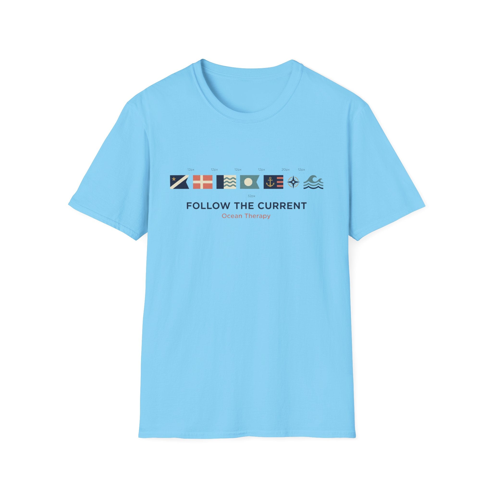 Ocean Therapy Follow The Current T Shirt