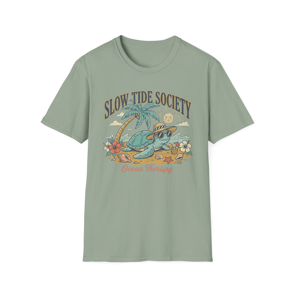 Ocean Therapy Slow Tide Society T Shirt