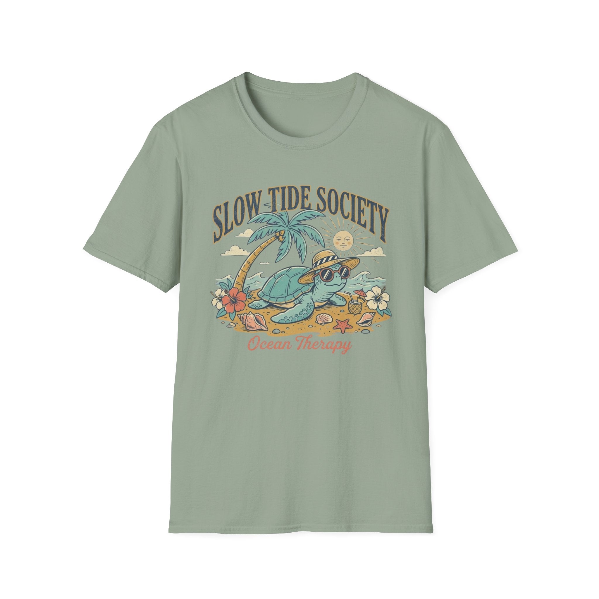 Ocean Therapy Slow Tide Society T Shirt