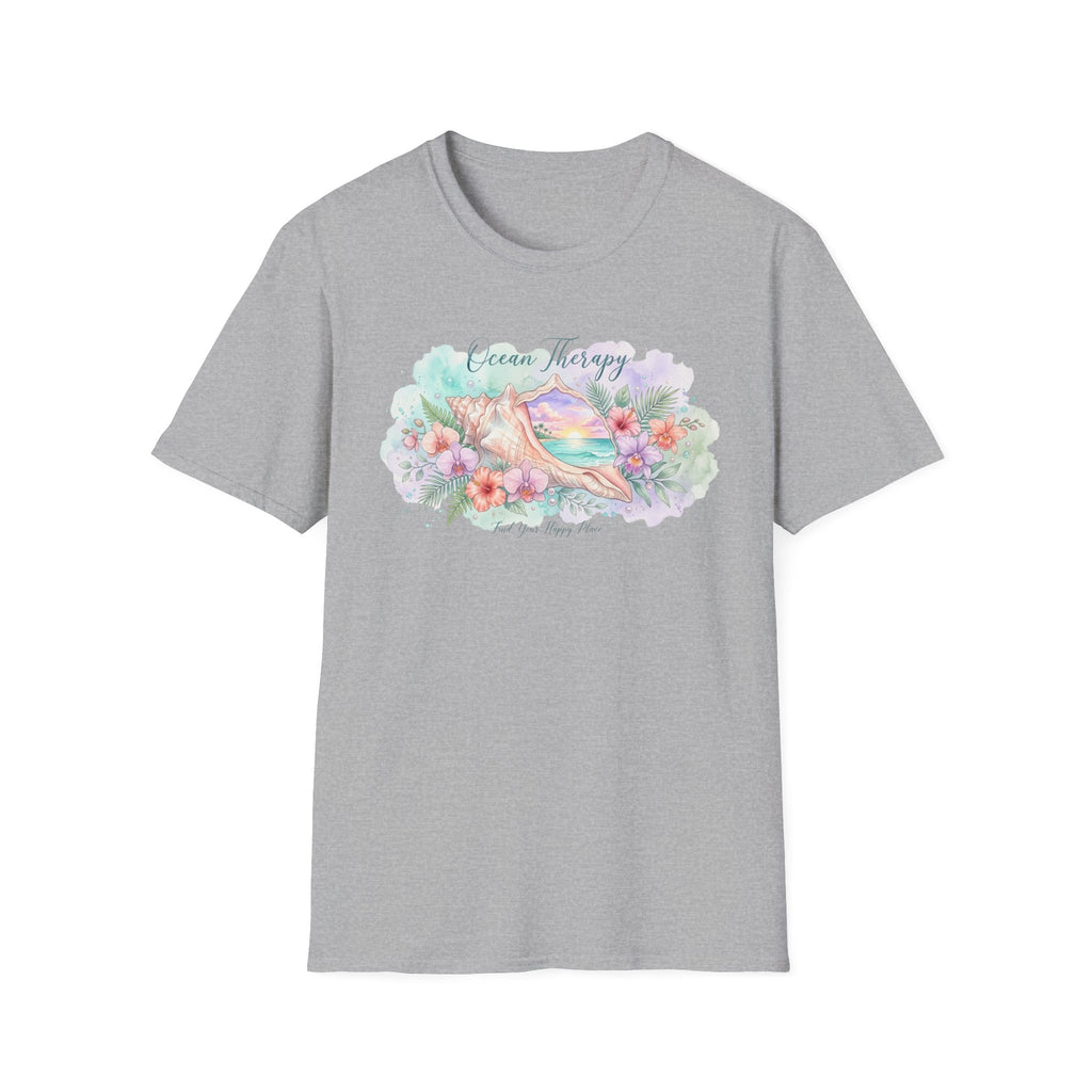 Ocean Therapy Happy Place Shell T Shirt