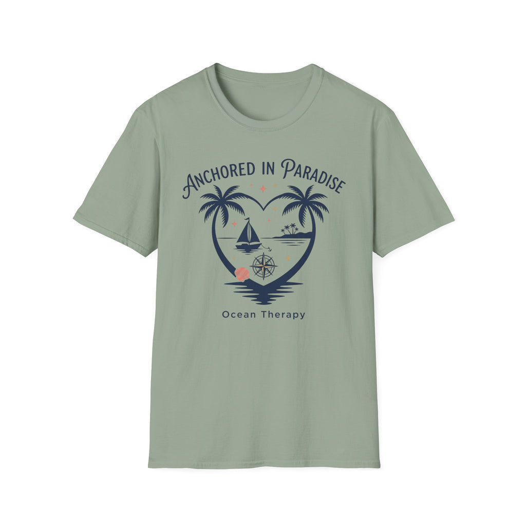 Ocean Therapy Anchored In Paradise T Shirt
