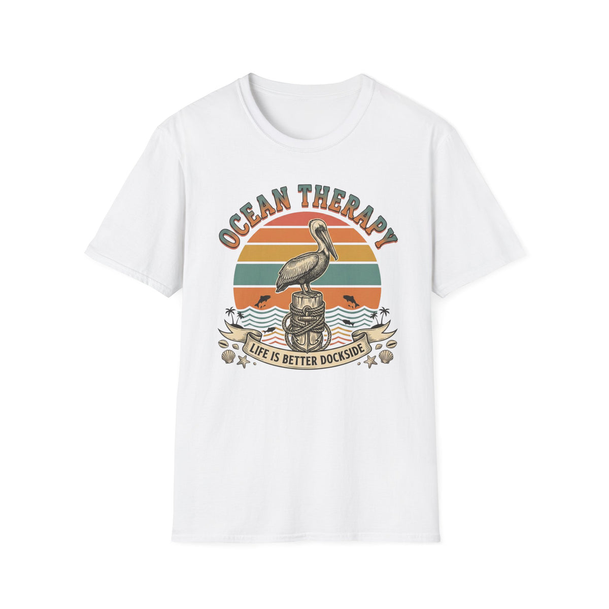 Ocean Therapy Life Is Better Dockside T Shirt
