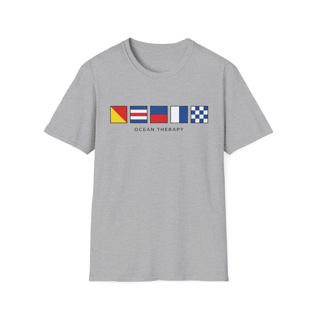 Ocean Therapy Nautical Flags T Shirt