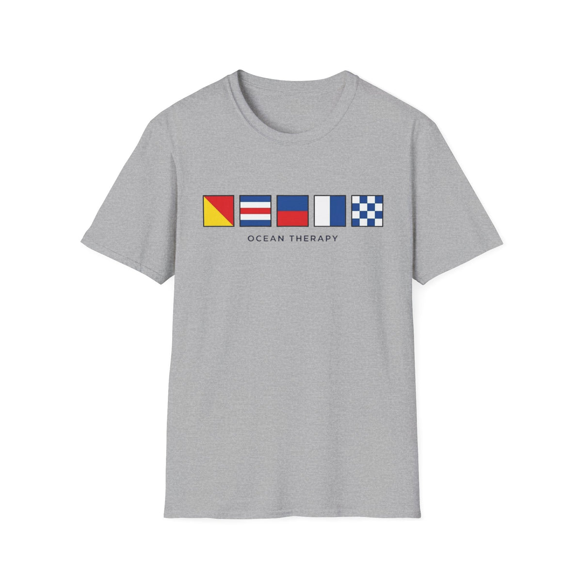 Ocean Therapy Nautical Flags T Shirt