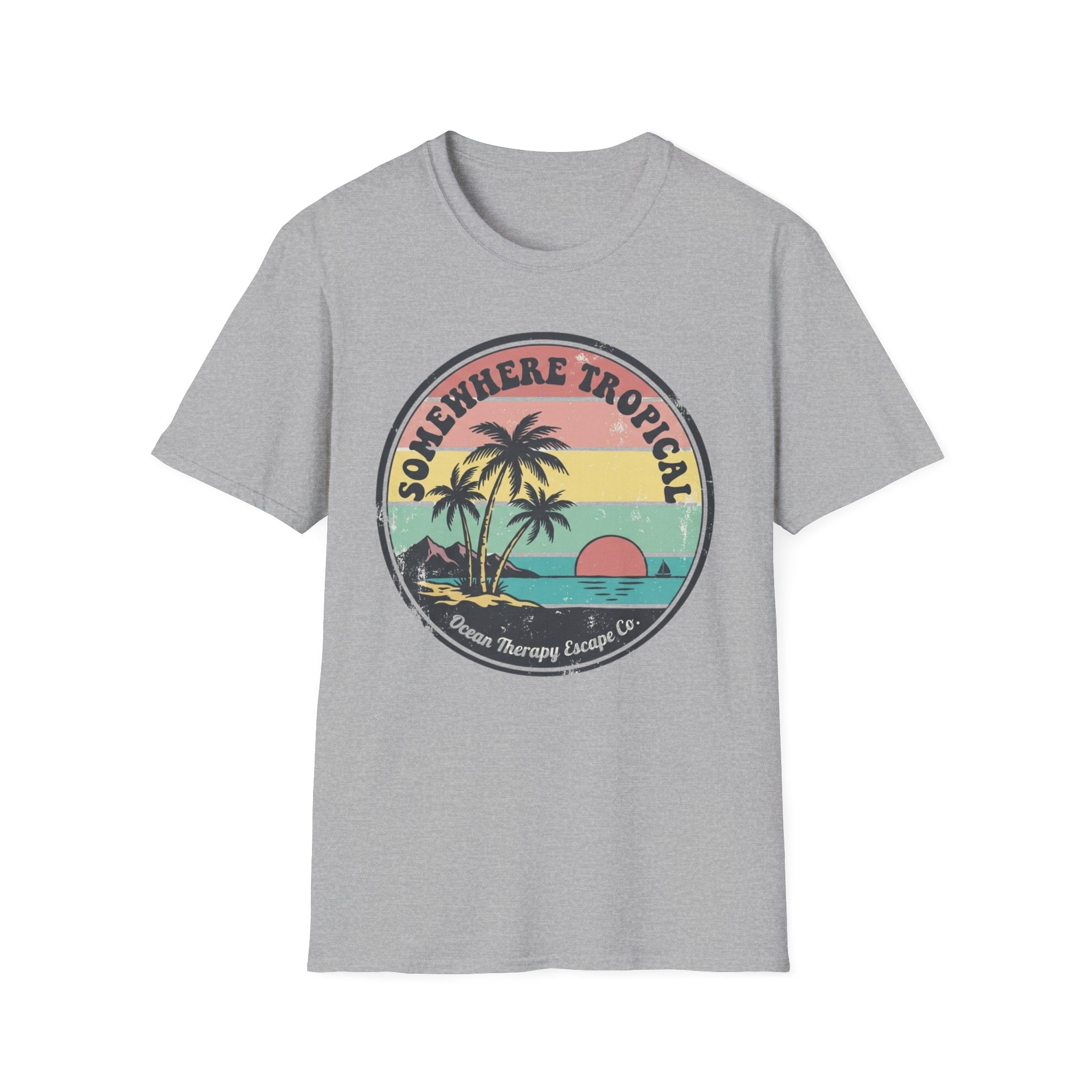 Ocean Therapy Somewhere Tropical T Shirt