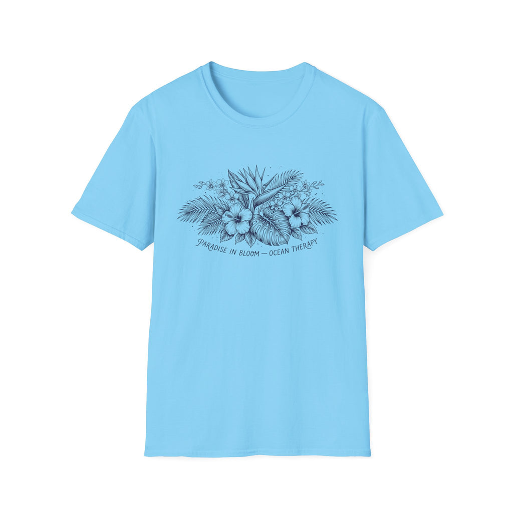 Ocean Therapy Paradise In Bloom T Shirt