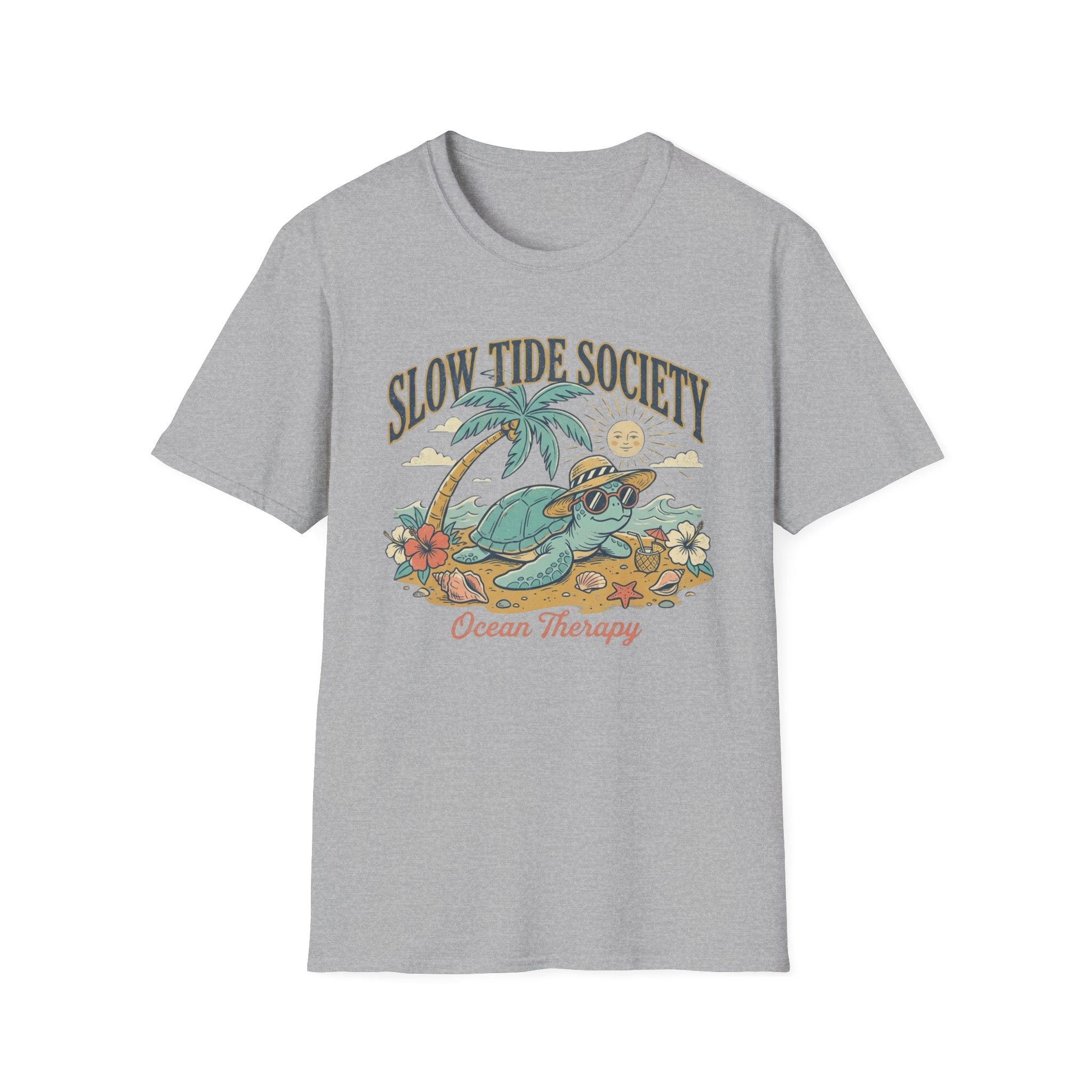 Ocean Therapy Slow Tide Society T Shirt
