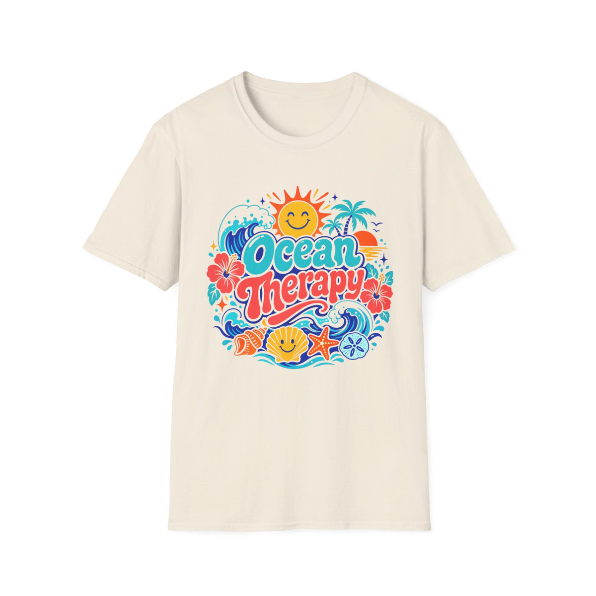 Ocean Therapy Beach Vibes T-Shirt