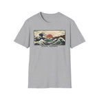 Ocean Therapy T-Shirt — Vintage Wave Sunset Graphic Tee