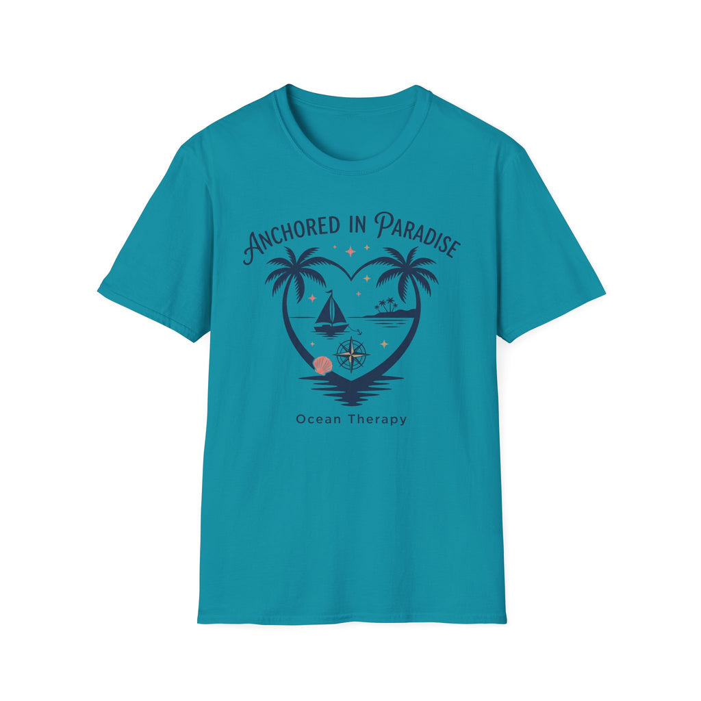 Ocean Therapy Anchored In Paradise T Shirt