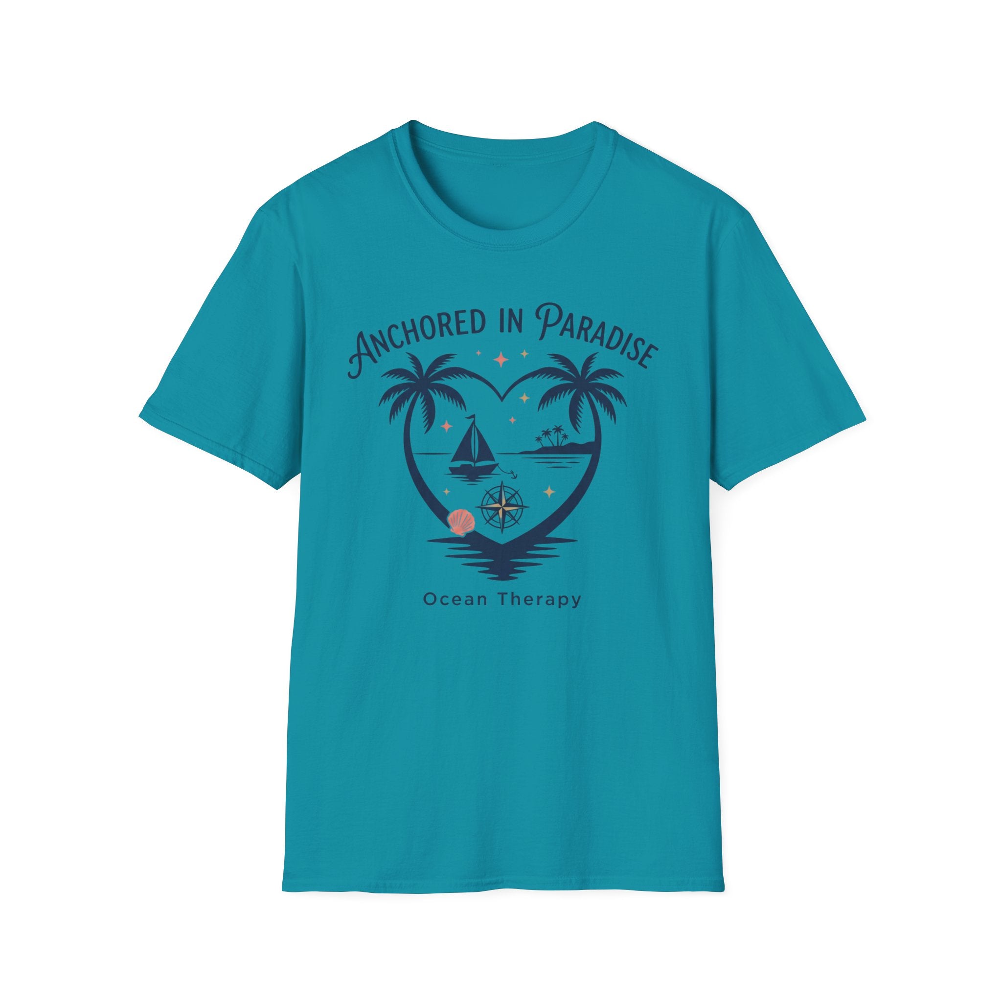 Ocean Therapy Anchored In Paradise T Shirt