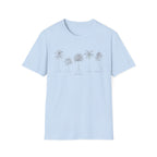 Palm Tree Illustration T‑Shirt — Botanical Palm Species Diagram Tee