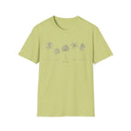 Palm Tree Illustration T‑Shirt — Botanical Palm Species Diagram Tee