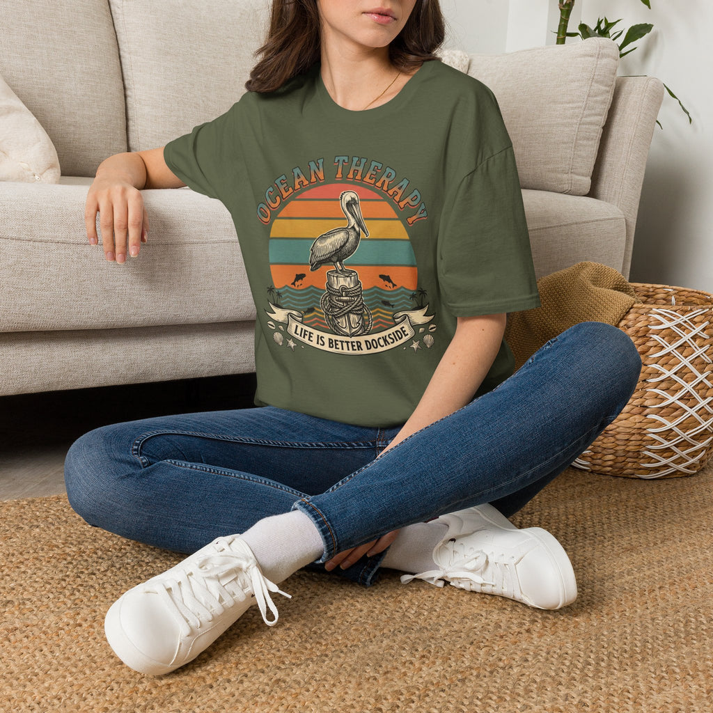 Ocean Therapy Life Is Better Dockside T Shirt