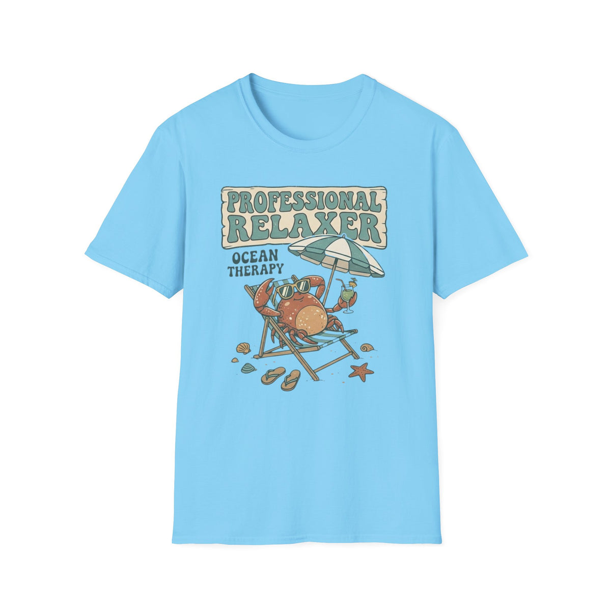 Ocean Therapy Professional Relaxer Crab T Shirt