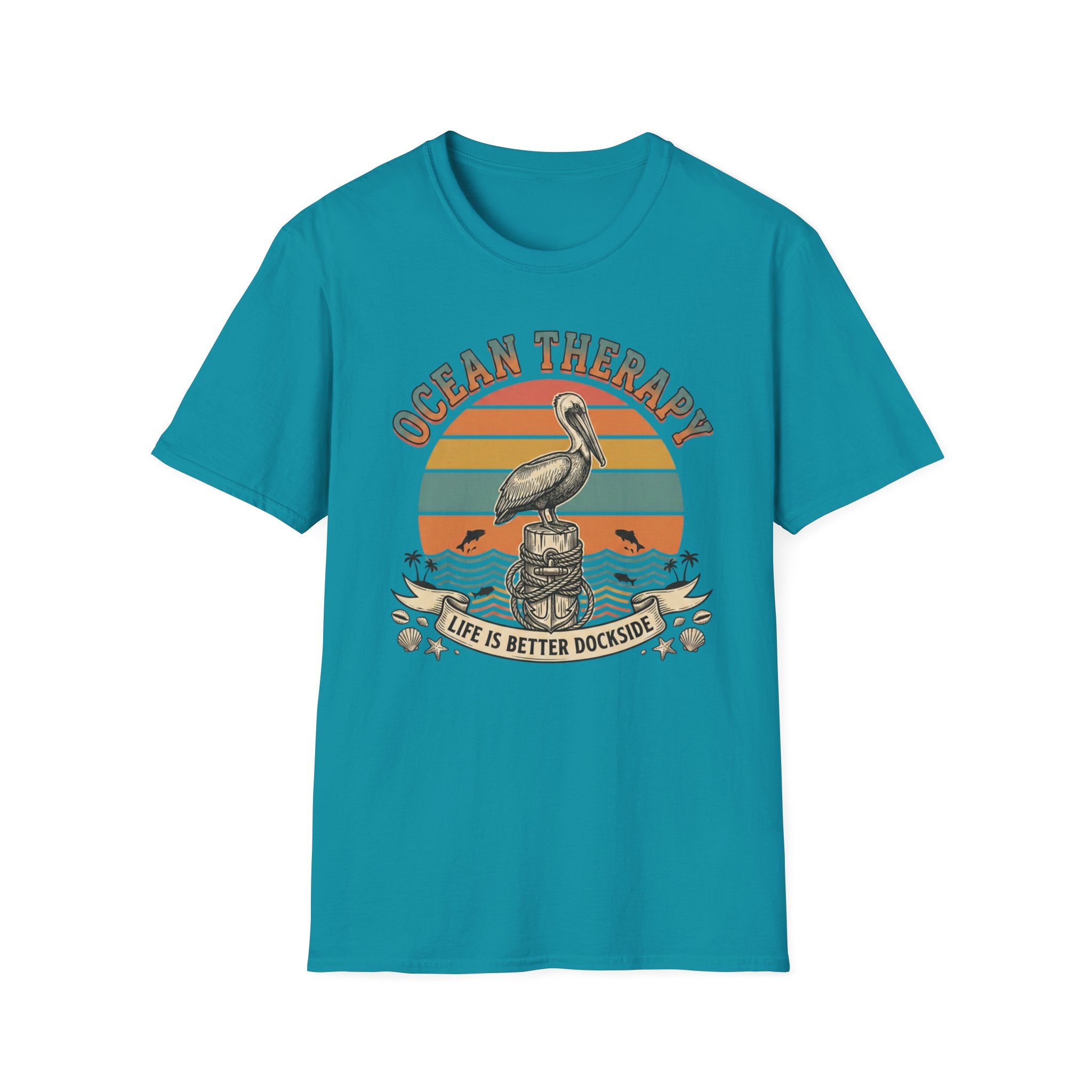 Ocean Therapy Life Is Better Dockside T Shirt
