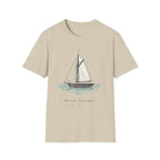 Ocean Therapy Breathe Deep Sail Far Find Peace T Shirt
