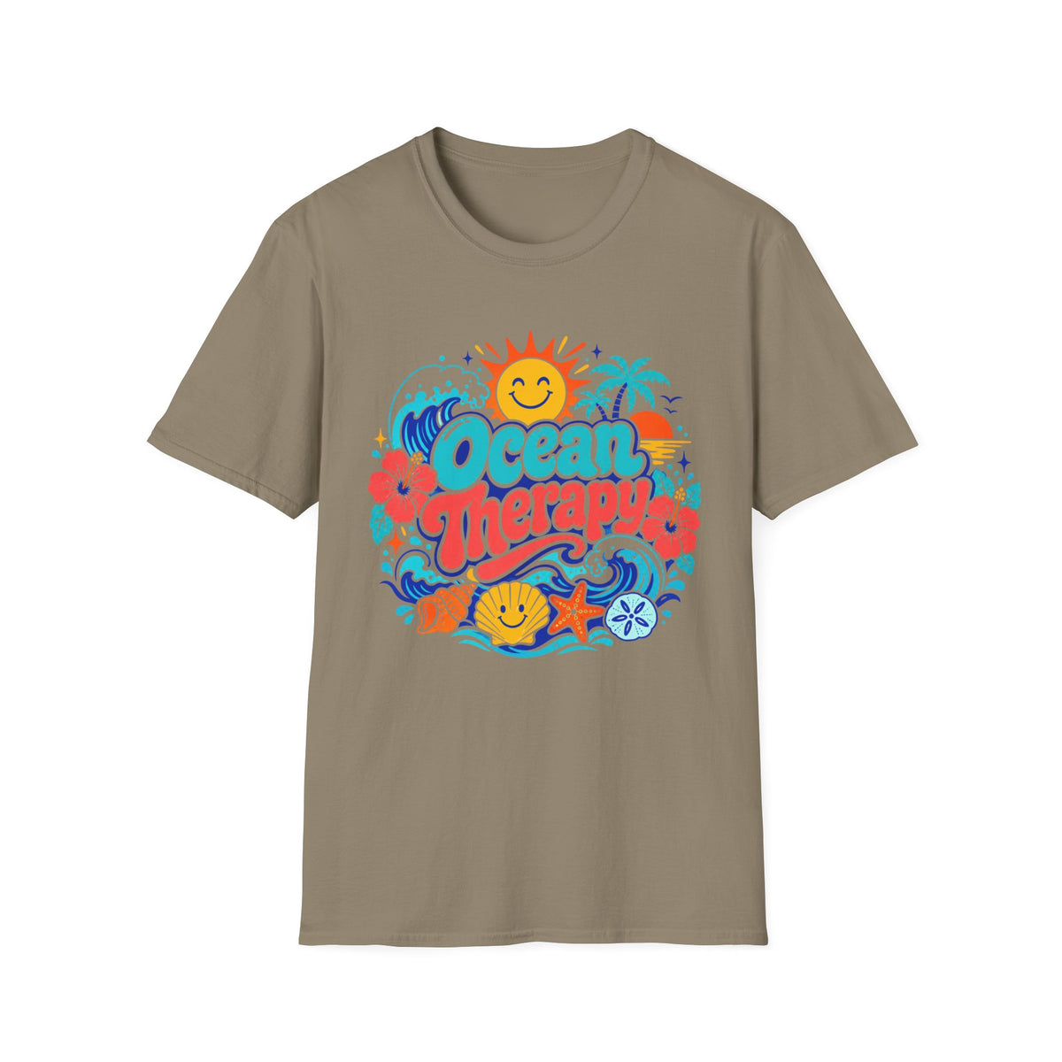 Ocean Therapy Beach Vibes T-Shirt