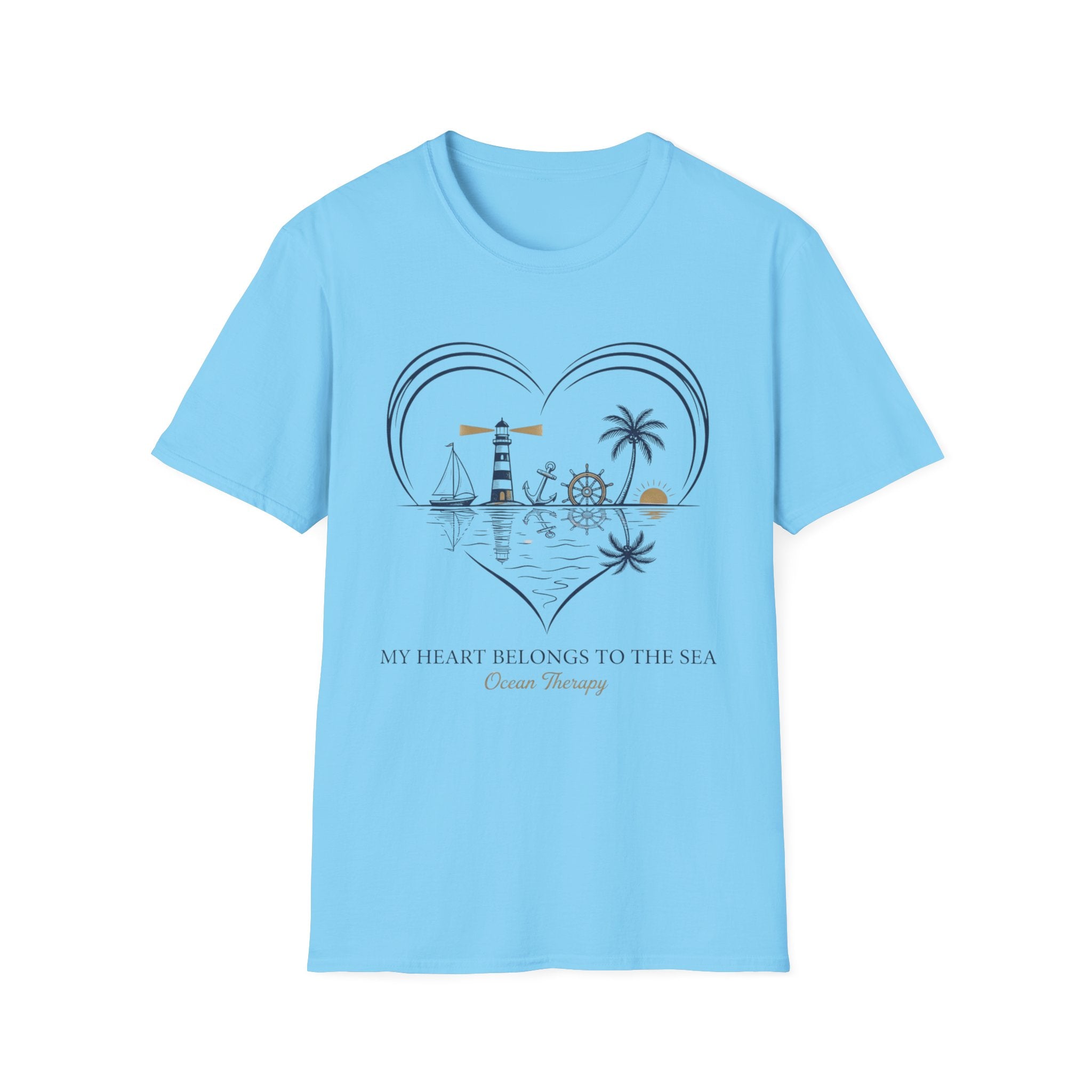 Ocean Therapy My Heart Belongs To The Sea T Shirt