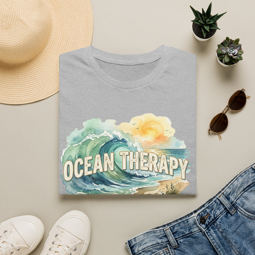 Ocean Therapy Beach Wave T Shirt