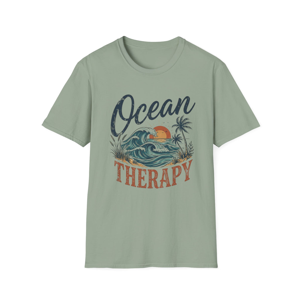 Ocean Therapy Beach Sunset T-Shirt