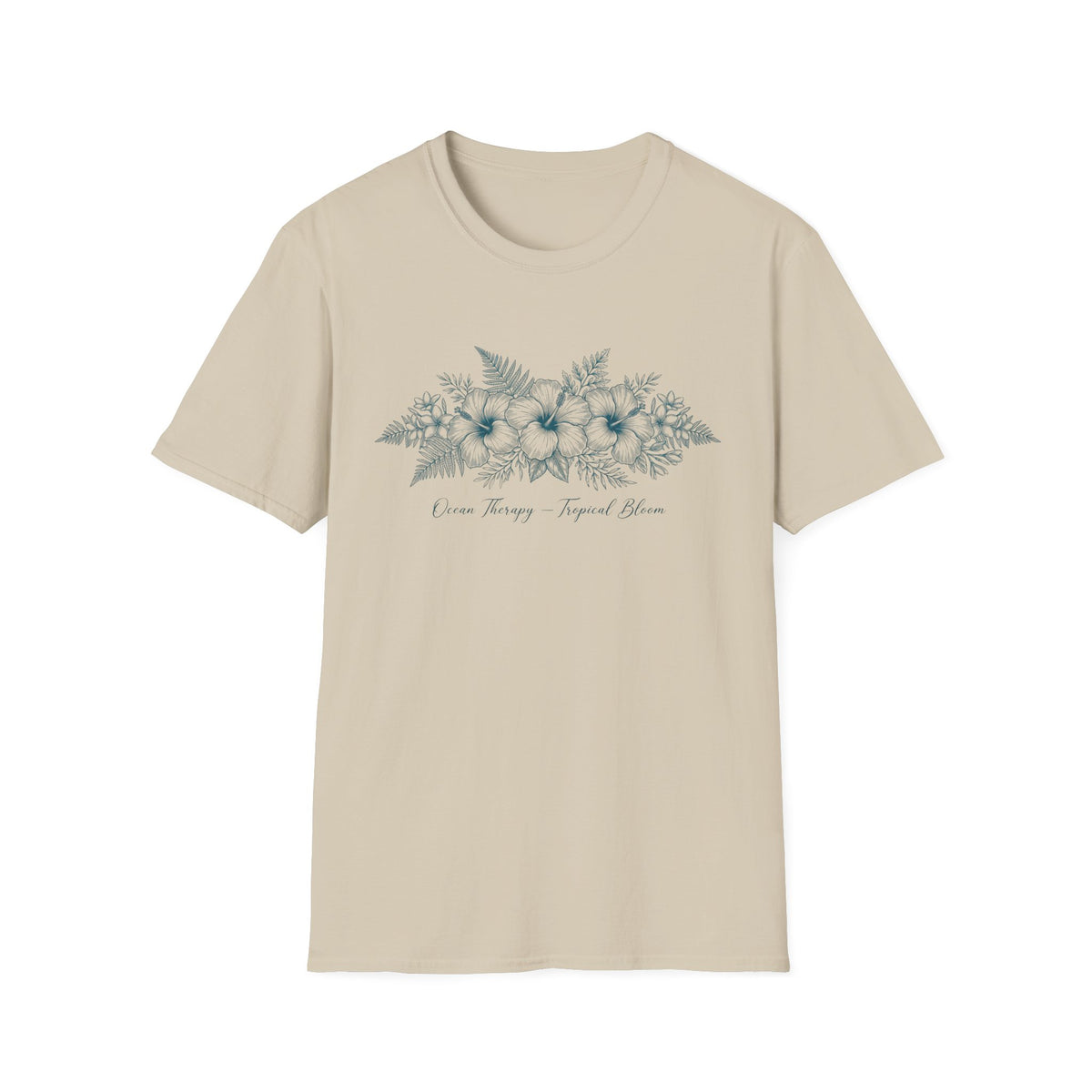 Ocean Therapy Tropical Bloom 1 Color T Shirt