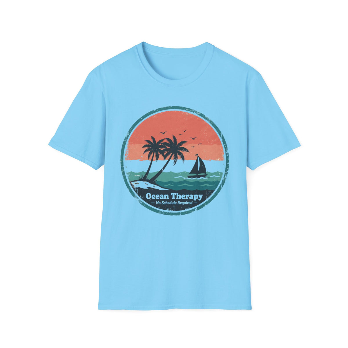 Ocean Therapy No Schedule Required T Shirt