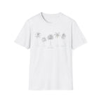 Palm Tree Illustration T‑Shirt — Botanical Palm Species Diagram Tee