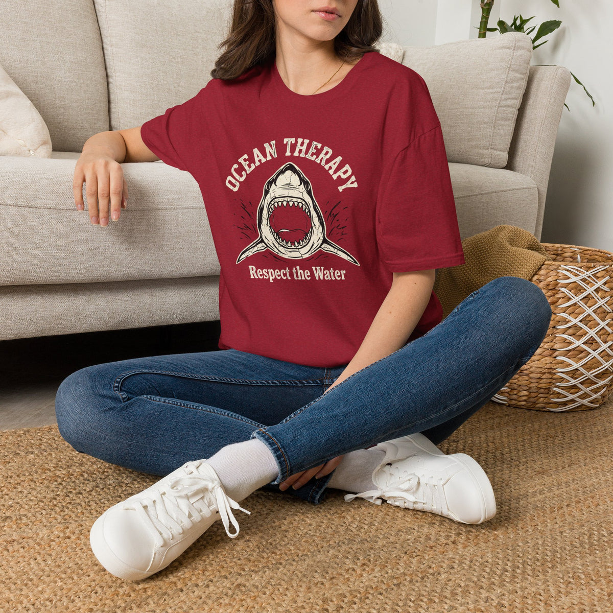 Ocean Therapy Respect The Water T Shirt